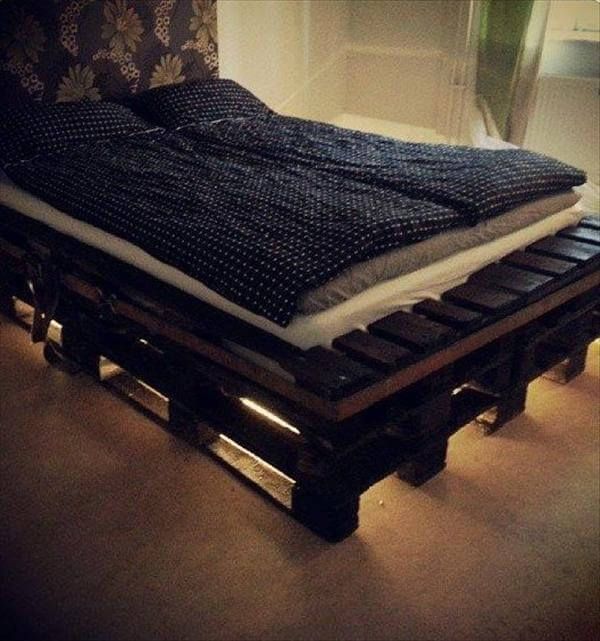 DIY 20 Pallet Bed Frame Ideas  99 Pallets