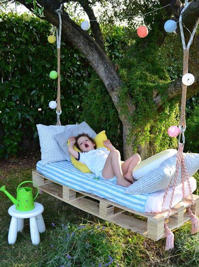 40 DIY Pallet Swing Ideas | 99 Pallets
