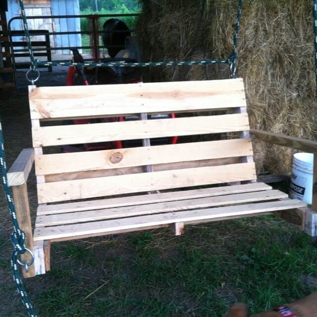 Diy Porch Swing Made From Pallets