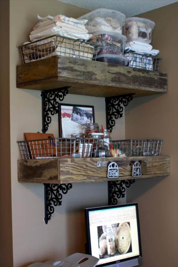 Pallet Store Room Shelves | 99 Pallets