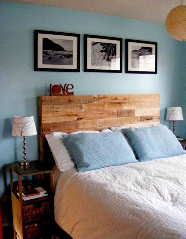 wooden pallet headboard ideas