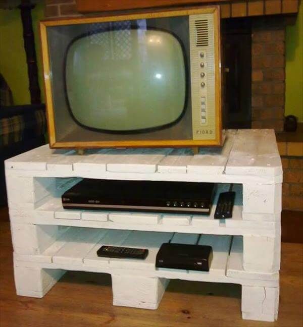 DIY Old Pallet TV Stand | 99 Pallets