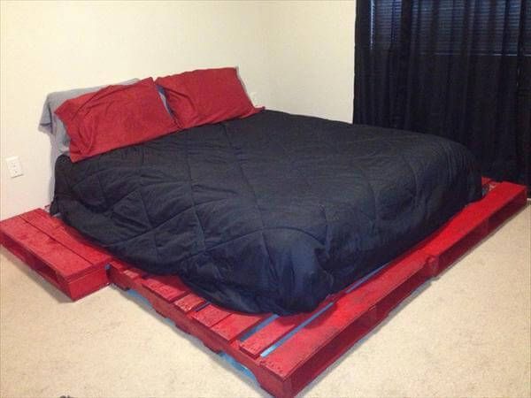 DIY Easy Wooden Pallet Bed Ideas | 99 Pallets