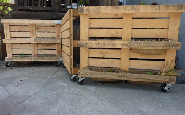 ... DIY vertical garden and DIY herbs and flower planter too at the same