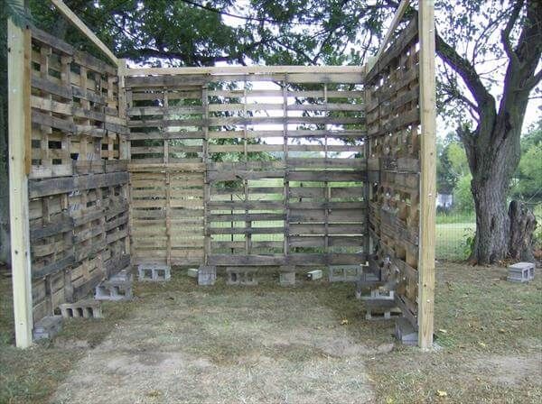 DIY Storage Shed From Pallets | 99 Pallets