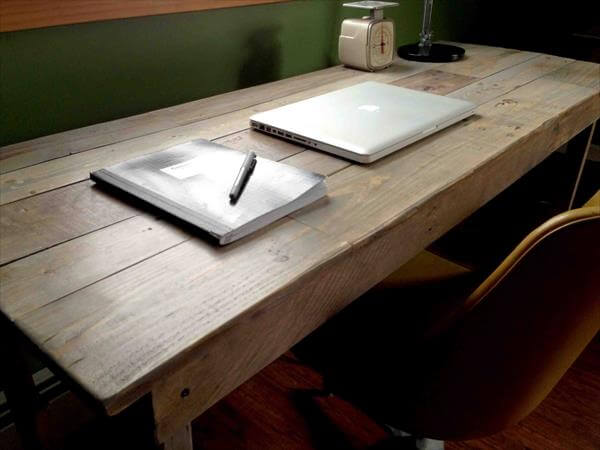 DIY Pallet Study Table | 99 Pallets