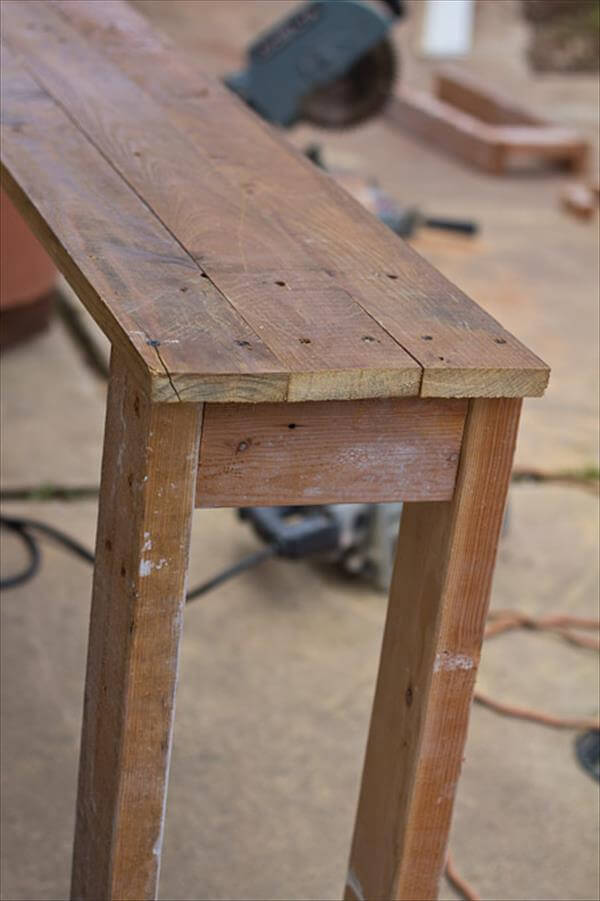 Sofa Table Made From Pallets 99 Pallets