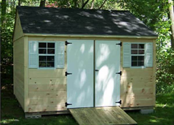 Pallet Storage Shed Plans