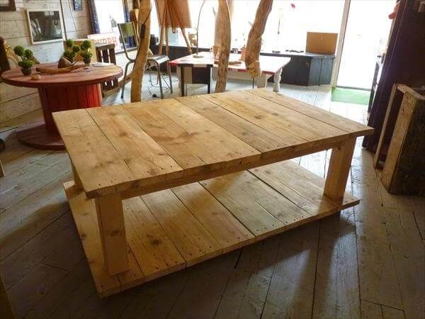 How to Make Wood Pallet Coffee Table