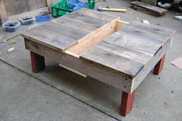 DIY Wood Patio Table