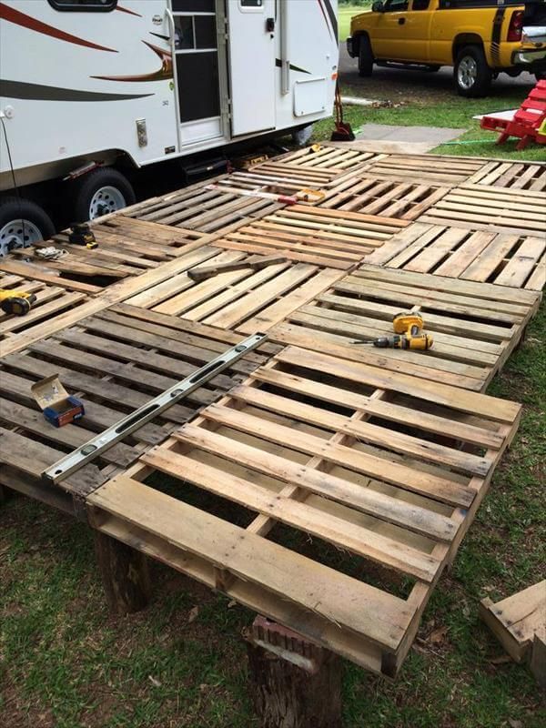 DIY Pallet Deck Ideas and Instructions | 99 Pallets