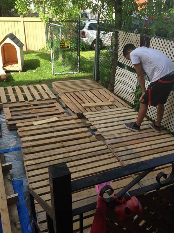 Pallet Flooring DIY