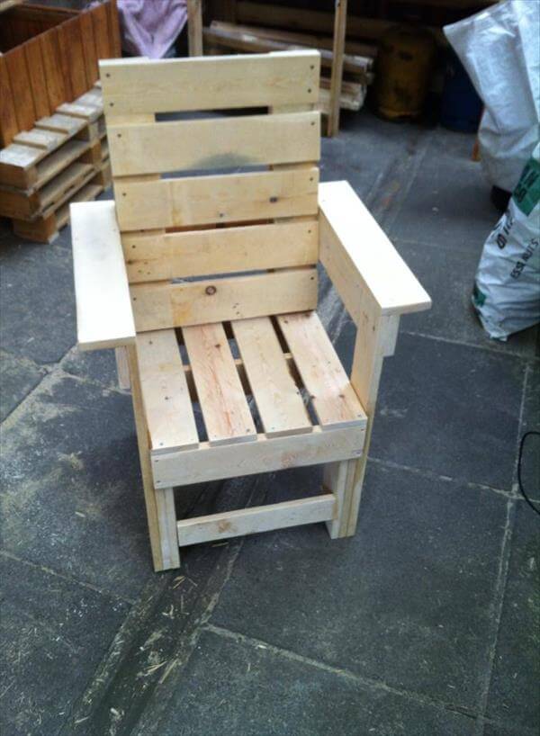 DIY Recycled Pallet Chair | 99 Pallets