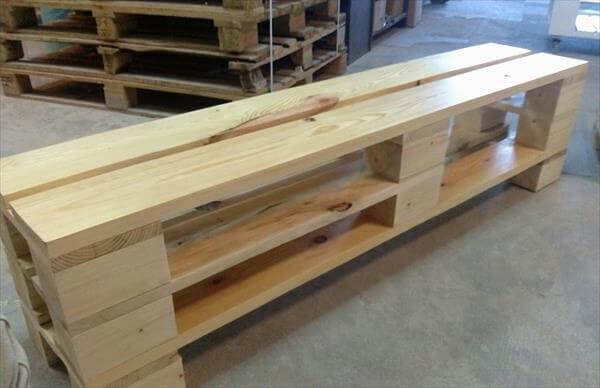 DIY Pallet Coffee Table and TV Cabinet 99 Pallets