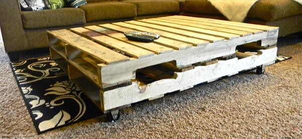 chic black pallet coffee table: diy tutorial | 99 pallets chic black pallet coffee table: diy tutorial | 99 pallets