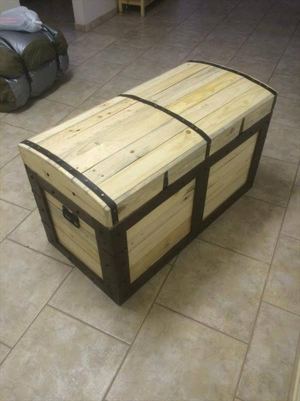 homemade wood toy chest
