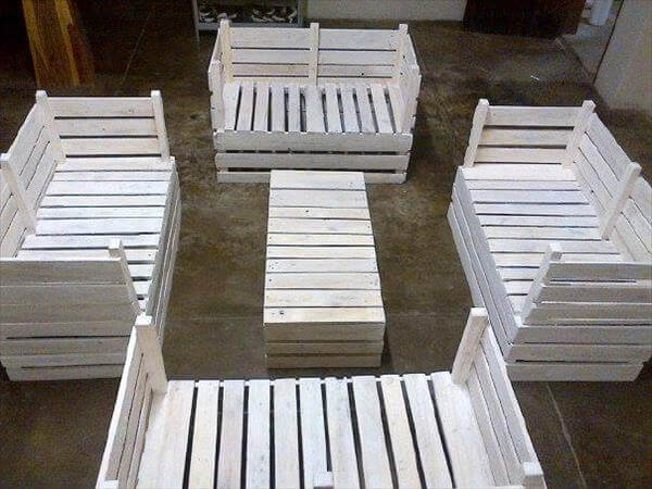 diy pallet furniture set for garden pallet outdoor furniture outdoor 