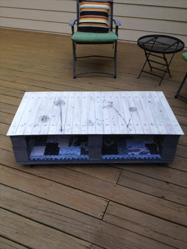 Outdoor Pallet Bench 99 Pallets