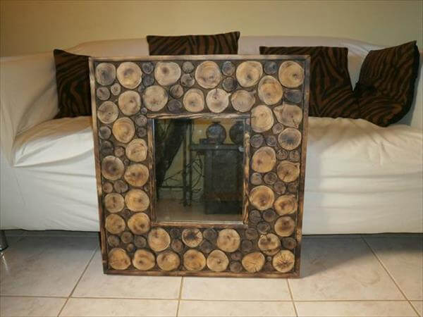 DIY Pallet Wall Mirror Ideas | 99 Pallets