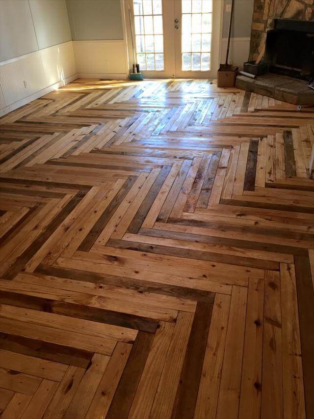 Interior Floor wit Pallets - Inspiring Ideas!! | 99 Pallets