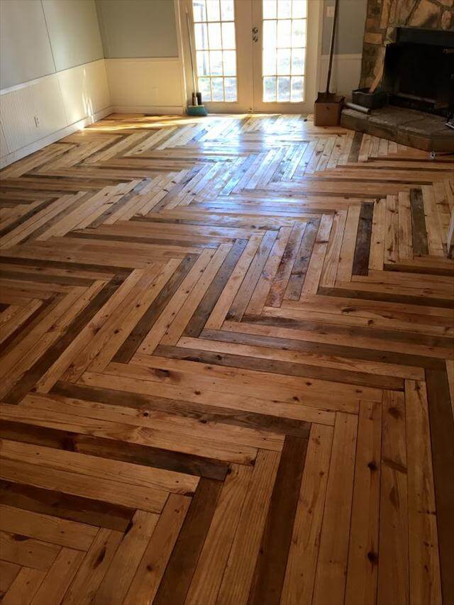 Interior Floor wit Pallets - Inspiring Ideas!!  99 Pallets