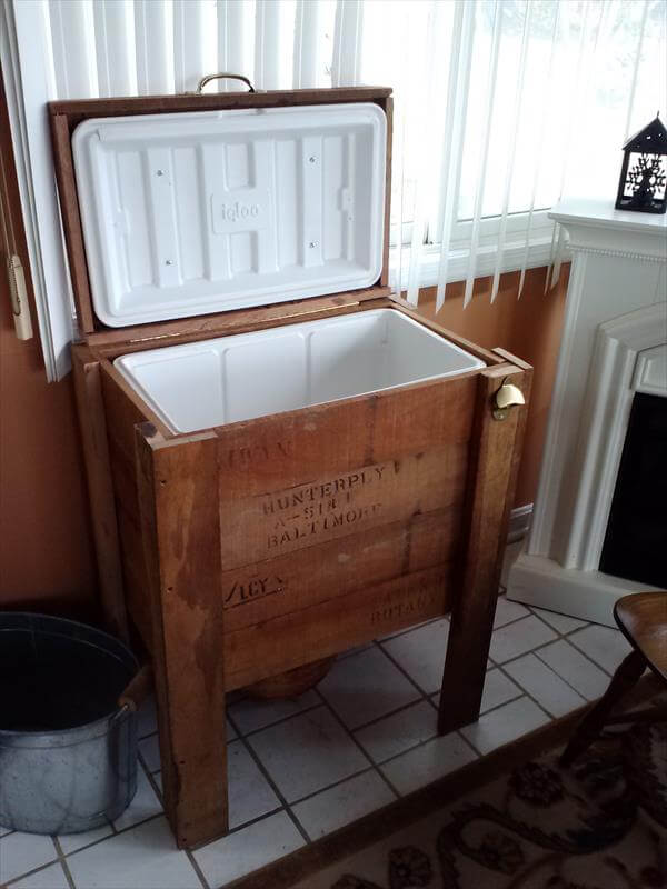 Diy pallet cooler