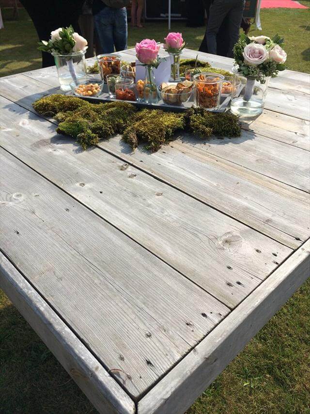 DIY Pallet Garden Table 99 Pallets