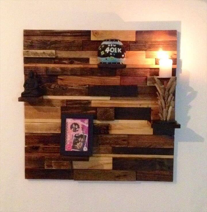 DIY Easy-to-Build Pallet Decorative Wall Shelf  99 Pallets