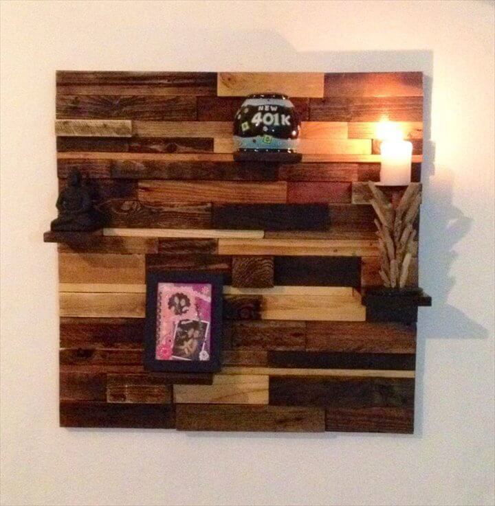 DIY Easy-to-Build Pallet Decorative Wall Shelf  99 Pallets