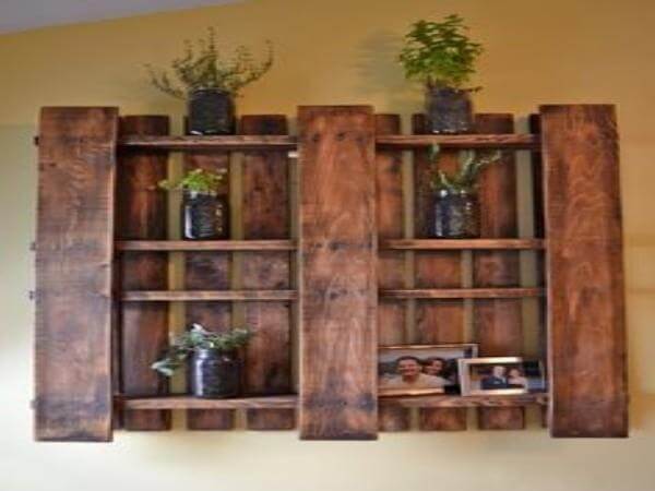 kitchen shelves wooden pallet display shelves reclaimed pallet shelves 