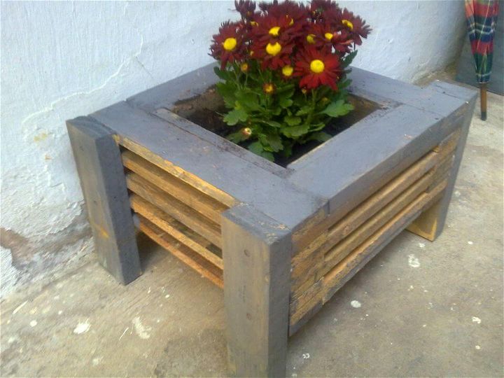 DIY Wood Pallet Made Planters | 99 Pallets