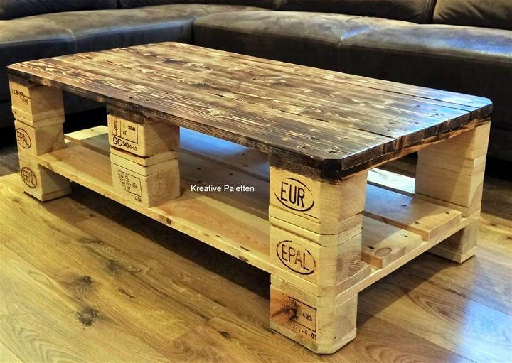 Euro Pallet Wood Coffee Table | 99 Pallets