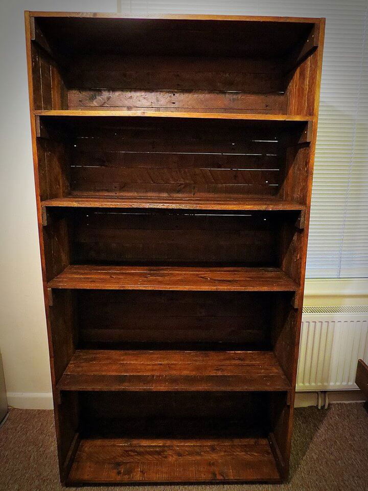 Wooden Pallet Bookcase Designs 99 Pallets