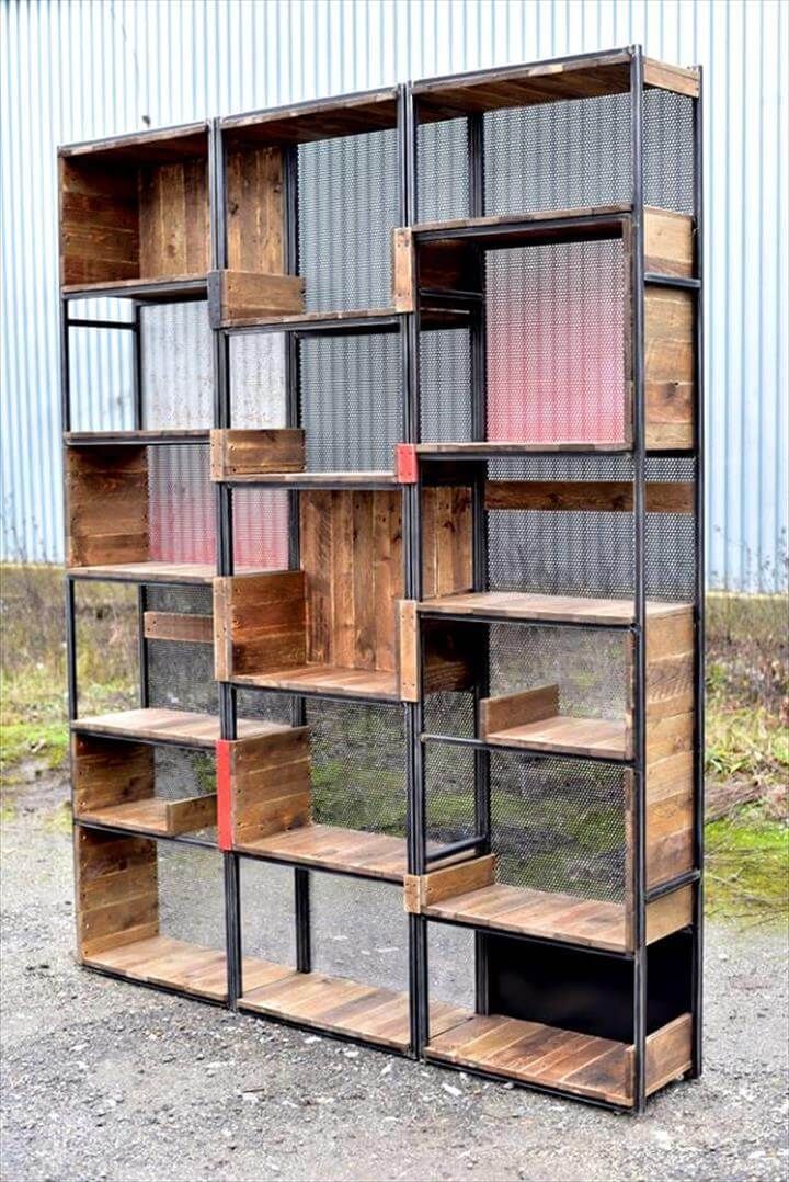 Industrial Pallets and Steel Shelves | 99 Pallets
