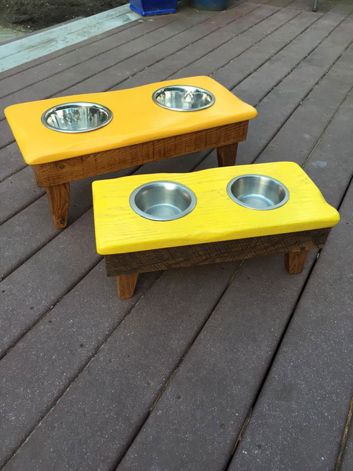 Recycled Pallets Dog Bowl Stand 99 Pallets