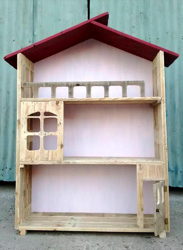 Upcycled Pallet Doll House Design | 99 Pallets