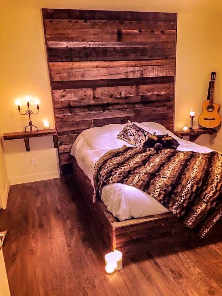 DIY Upcycled Pallet Bedroom Ideas 99 Pallets
