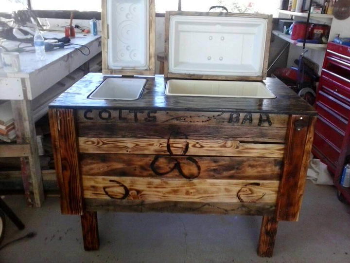 diy pallet cooler