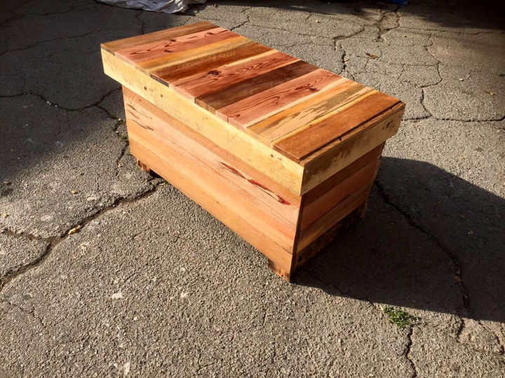toy chest out of pallets