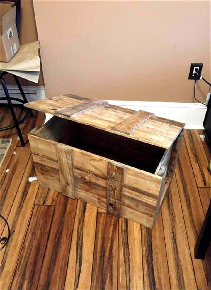 toy chest out of pallets