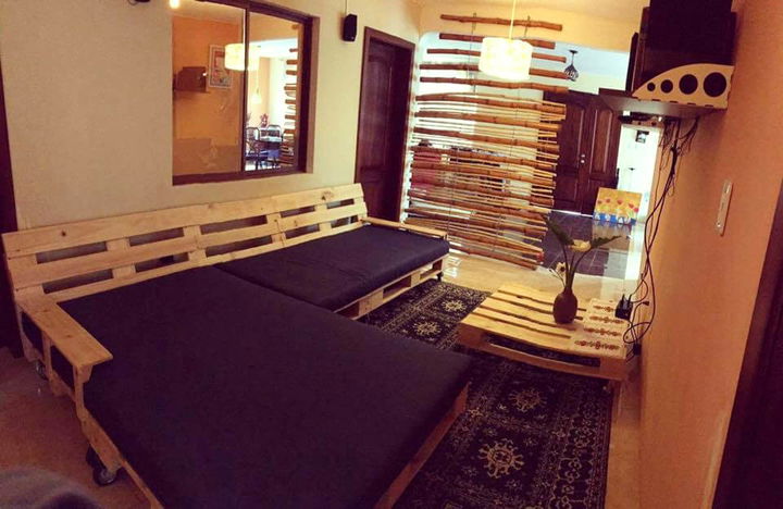 pallet sofa bed