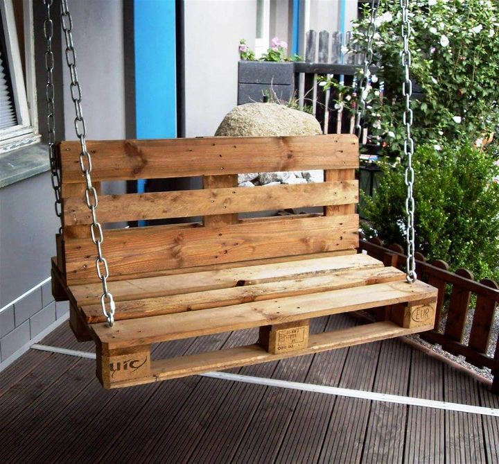 20 Pallet Ideas You Can DIY for Your Home | 99 Pallets
 Pallet Patio Swing