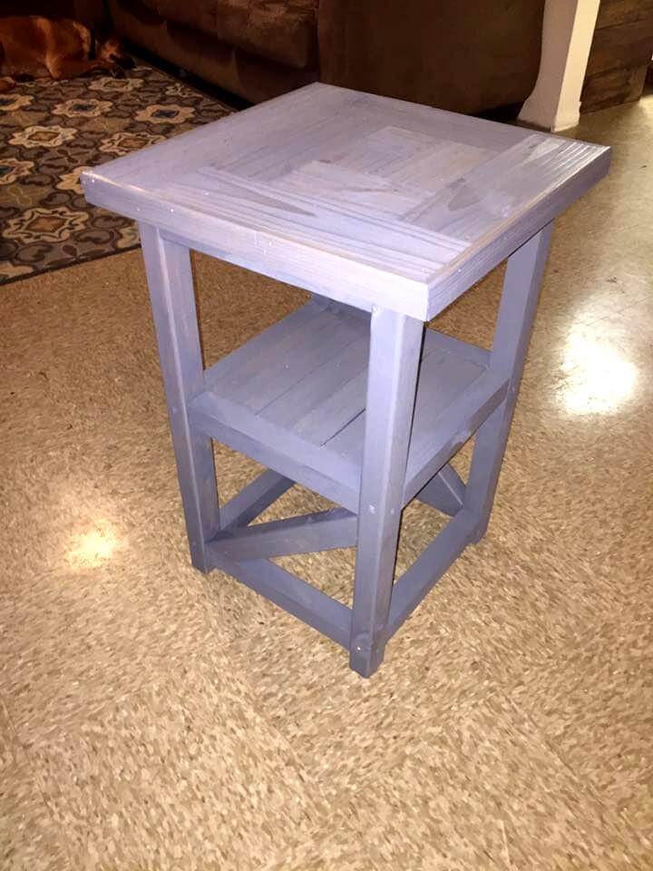 DIY Upcycled Pallet Nightstand | 99 Pallets