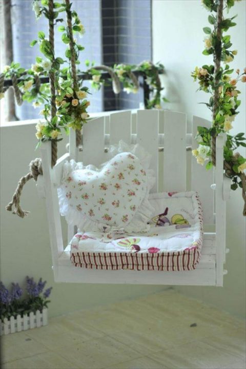40 DIY Pallet Swing Ideas