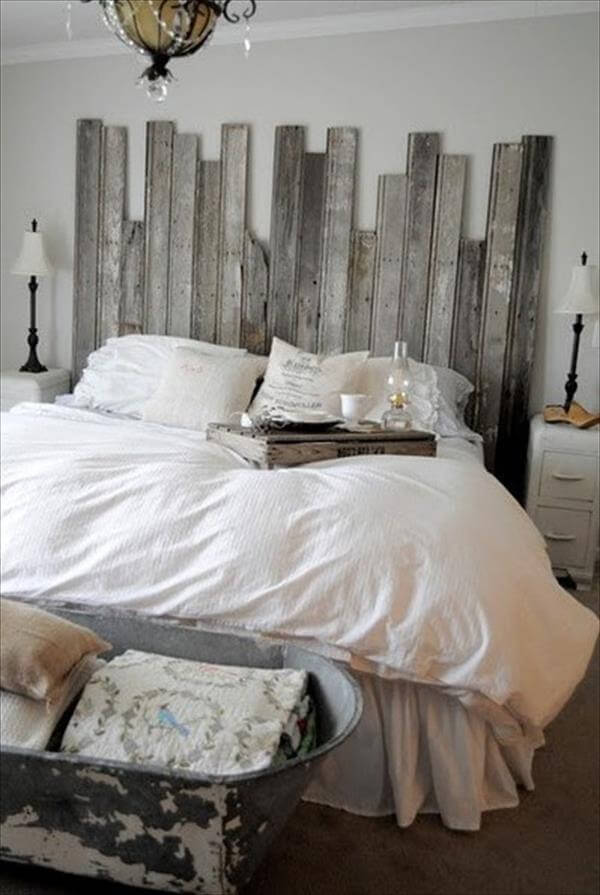 40 Recycled DIY Pallet Headboard Ideas