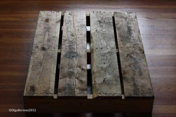 choosing of pallet for coffee table