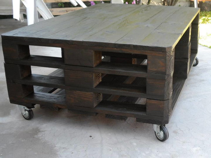 upcycled pallet wooden pallet coffee table