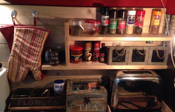 diy pallet kitchen shelving and racking