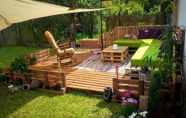 Diy Pallet Garden Furniture And Decor Stuff