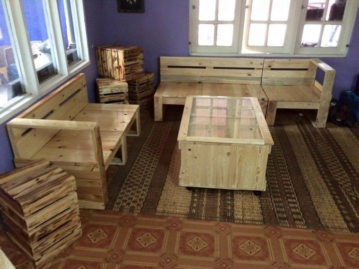 Pallet Living Room Furniture Set | 99 Pallets Pallet Living Room Furniture Set | 99 Pallets on Pallet Room
id=47000